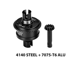Load image into Gallery viewer, 4140 STEEL + 7075 ALLOY FRONT/REAR COMPLETE DIFFERENTIAL 13/43T/1.0 MOD LMT1343S