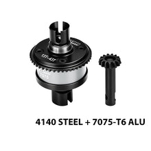 Load image into Gallery viewer, 4140 STEEL + 7075 ALLOY FRONT/REAR COMPLETE DIFFERENTIAL 13/43T/1.0 MOD LMT1343S