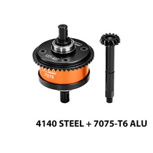 Load image into Gallery viewer, 4140 STEEL + 7075 ALLOY CENTER COMPLETE DIFFERENTIAL 13/43T/1.0 MOD LMT1343S/CS