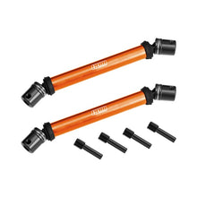 Load image into Gallery viewer, 4140 CARBON STEEL+ALLOY 6061-T6 FRONT+REAR UNIVERSAL CENTER SLIDER DRIVESHAFT LMT2037S