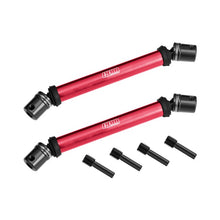 Load image into Gallery viewer, 4140 CARBON STEEL+ALLOY 6061-T6 FRONT+REAR UNIVERSAL CENTER SLIDER DRIVESHAFT LMT2037S