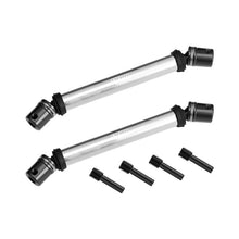 Load image into Gallery viewer, 4140 CARBON STEEL+ALLOY 6061-T6 FRONT+REAR UNIVERSAL CENTER SLIDER DRIVESHAFT LMT2037S