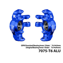 Load image into Gallery viewer, 7075-T6 ALLOY FRONT HUB / STEERING BLOCKS(LARGER BEARINGS) MAKM021