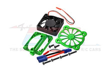 Load image into Gallery viewer, ALUMINUM MOTOR HEATSINK WITH COOLING FAN -10PC SET MAKS018FAN