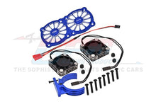 Load image into Gallery viewer, ALUMINUM 7075-T6 MOTOR HEATSINK WITH DUAL METAL FRAME WATERPROOF COOLING FAN AND ADJUSTABLE MOUNT MAKX018FANC