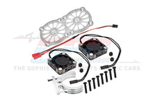 Load image into Gallery viewer, ALUMINUM 7075-T6 MOTOR HEATSINK WITH DUAL METAL FRAME WATERPROOF COOLING FAN AND ADJUSTABLE MOUNT MAKX018FANC