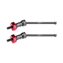 Load image into Gallery viewer, 4140 CARBON STEEL FRONT / REAR CVD DRIVE SHAFTS WITH ALLOY 7075 WHEEL HEX MGG048F/RS