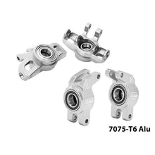 Load image into Gallery viewer, 7075 ALLOY FRONT STEERING BLOCK+REAR HUB(LARGER INNER BEARINGS) MGM2122