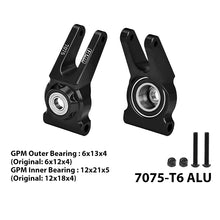 Load image into Gallery viewer, ALUMINUM 7075 REAR HUB(LARGER INNER BEARINGS)
MGO022