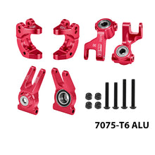 Load image into Gallery viewer, ALUMINUM 7075 FRONT C HUBS & FRONT STEERING BLOCK & REAR HUB(LARGER INNER BEARINGS) MGO192122