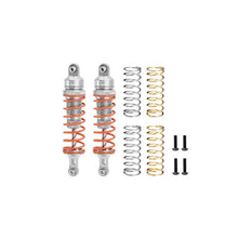Load image into Gallery viewer, ALLOY FRONT SHOCKS 87MM FOR TRAXXAS 1/10 RUSTLER 4X4 VXL / SLASH 4X4 LOW-CG / HOSS 3S / FORD F-150 RAPTOR R / FORD FIESTA ST RALLY / STAMPEDE / BIGFOOT RUS4087F