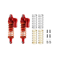 Load image into Gallery viewer, ALLOY FRONT L-SHAPE PIGGY BACK SHOCKS 87MM FOR TRAXXAS 1/10 RUSTLER 4X4 VXL / SLASH 4X4 LOW-CG / HOSS 3S / FORD F-150 RAPTOR R / FORD FIESTA ST RALLY / STAMPEDE / BIGFOOT RUS4087F/L