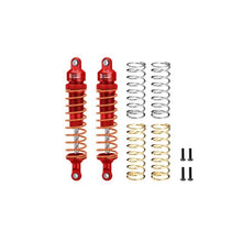Load image into Gallery viewer, ALLOY REAR SHOCKS 102mm FOR TRAXXAS 1/10 RUSTLER 4X4 VXL / SLASH 4X4 LOW-CG / HOSS 3S / FORD F-150 RAPTOR R / FORD FIESTA ST RALLY / STAMPEDE / BIGFOOT RUS4102R