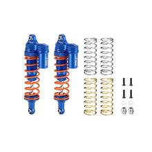 Load image into Gallery viewer, ALLOY REAR L-SHAPE PIGGY BACK SHOCKS 102MM For TRAXXAS 1/10 RUSTLER 4X4 VXL / SLASH 4X4 LOW-CG / HOSS / FORD F-150 RAPTOR R / FORD FIESTA ST RALLY / STAMPEDE / BIGFOOT RUS4102R/L