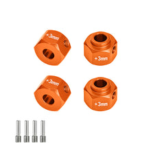 Load image into Gallery viewer, ALLOY 6061-T6 WHEEL 12MM HEX ADAPTERS +3MM SCJ010/+3M