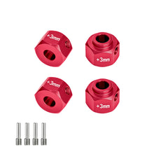 Load image into Gallery viewer, ALLOY 6061-T6 WHEEL 12MM HEX ADAPTERS +3MM SCJ010/+3M