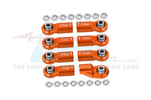 Load image into Gallery viewer, ALUMINUM CLOCKWISE AND ANTICLOCKWISE BALL ENDS FOR ORIGINAL FRONT LINK BAR - 8PC SET
SCX6160F/BE
