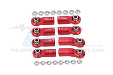 Load image into Gallery viewer, ALUMINUM CLOCKWISE AND ANTICLOCKWISE BALL ENDS FOR ORIGINAL REAR LINK BAR - 8PC SET
SCX6160R/BE