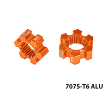 Load image into Gallery viewer, ALUMINIUM 7075-T6 WHEEL HEX HUBS TXM010/10MMN