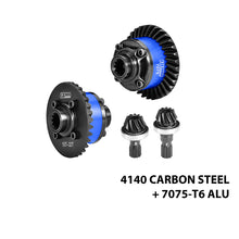 Load image into Gallery viewer, (No Diffs Oil) 4140 MEDIUM CARBON STEEL +7075 ALLOY FRONT & REAR COMPLETE DIFFERENTIAL TXM1211