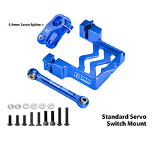 Load image into Gallery viewer, ALUMINUM SERVO MOUNT +ALUMINUM TIE ROD+25T ALUMINUM SERVO HORN
TXMS024A