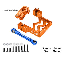 Load image into Gallery viewer, ALUMINUM SERVO MOUNT +ALUMINUM TIE ROD+25T ALUMINUM SERVO HORN
TXMS024A