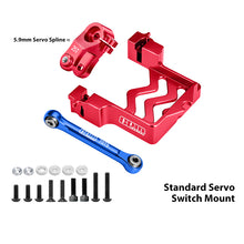Load image into Gallery viewer, ALUMINUM SERVO MOUNT +ALUMINUM TIE ROD+25T ALUMINUM SERVO HORN
TXMS024A
