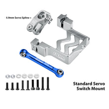 Load image into Gallery viewer, ALUMINUM SERVO MOUNT +ALUMINUM TIE ROD+25T ALUMINUM SERVO HORN
TXMS024A