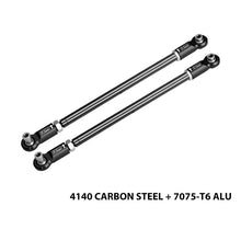Load image into Gallery viewer, 4140 CARBON STEEL ADJUSTABLE FRONT STEERING ROD WITH 7075 ALLOY ENDS XRT047S