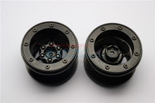 Load image into Gallery viewer, ALUMINIUM 6 POLES WHEELS FOR 2.2'' TIRE - 1PR AW2206F/R

