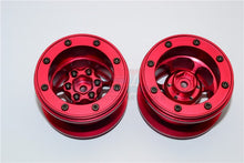Load image into Gallery viewer, ALUMINIUM 6 POLES WHEELS FOR 2.2'' TIRE - 1PR AW2206F/R
