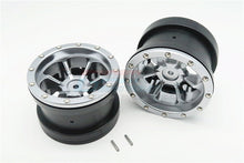 Load image into Gallery viewer, ALUMINIUM 6 POLES BEADLOCK &amp; NYLON WHEELS FRAME FOR 2.2'' TIRE - 1PR AW2206P
