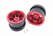 Load image into Gallery viewer, ALUMINIUM 6 POLES BEADLOCK &amp; NYLON WHEELS FRAME FOR 2.2'' TIRE - 1PR AW2206P
