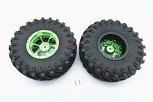 Load image into Gallery viewer, ALUMINIUM 6 POLES BEADLOCK &amp; NYLON WHEELS FRAME WITH 2.2'' TIRE &amp; FOAM INSERT - 1PR AW2206P45

