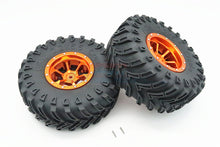 Load image into Gallery viewer, ALUMINIUM 6 POLES BEADLOCK &amp; NYLON WHEELS FRAME WITH 2.2'' TIRE &amp; FOAM INSERT - 1PR AW2206P45
