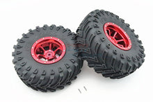 Load image into Gallery viewer, ALUMINIUM 6 POLES BEADLOCK &amp; NYLON WHEELS FRAME WITH 2.2'' TIRE &amp; FOAM INSERT - 1PR AW2206P45

