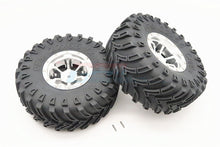 Load image into Gallery viewer, ALUMINIUM 6 POLES BEADLOCK &amp; NYLON WHEELS FRAME WITH 2.2'' TIRE &amp; FOAM INSERT - 1PR AW2206P45
