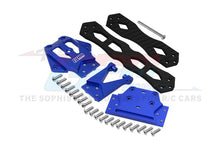 Load image into Gallery viewer, CAROBN FIBER + ALUMINIUM TOP DECK BATTERY MOUNT  - 32PC SET GLU4014
