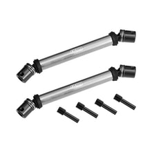 Load image into Gallery viewer, 4140 CARBON STEEL+ALLOY 6061-T6 FRONT+REAR UNIVERSAL CENTER SLIDER DRIVESHAFT LMT2037S
