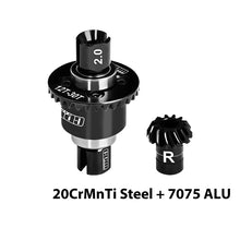 Load image into Gallery viewer, 20CrMnTi STEEL + 7075 ALLOY REAR DIFFERENTIAL 12/30T 0.8 MOD MAKM1230RS
