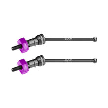 Load image into Gallery viewer, 4140 CARBON STEEL FRONT / REAR CVD DRIVE SHAFTS WITH ALLOY 7075 WHEEL HEX MGG048F/RS
