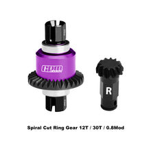Load image into Gallery viewer, (No Diffs Oil) 4140 CARBON STEEL + 7075 ALLOY REAR DIFFERENTIAL GEAR SET 12/30T MGG1230RS
