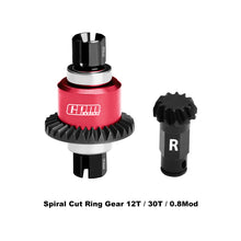 Load image into Gallery viewer, (No Diffs Oil) 4140 CARBON STEEL + 7075 ALLOY REAR DIFFERENTIAL GEAR SET 12/30T MGG1230RS

