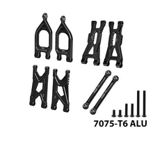 Load image into Gallery viewer, ALUMINUM 7075 FRONT UPPER &amp; LOWER SUSPENSION ARMS+REAR SUSPENSION ARMS &amp; LINK ROD MGO4567
