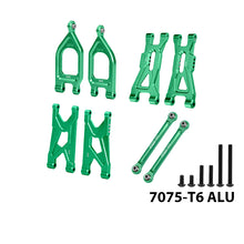 Load image into Gallery viewer, ALUMINUM 7075 FRONT UPPER &amp; LOWER SUSPENSION ARMS+REAR SUSPENSION ARMS &amp; LINK ROD MGO4567

