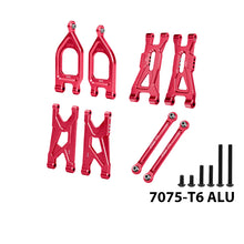 Load image into Gallery viewer, ALUMINUM 7075 FRONT UPPER &amp; LOWER SUSPENSION ARMS+REAR SUSPENSION ARMS &amp; LINK ROD MGO4567
