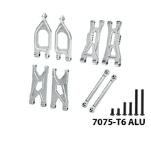 Load image into Gallery viewer, ALUMINUM 7075 FRONT UPPER &amp; LOWER SUSPENSION ARMS+REAR SUSPENSION ARMS &amp; LINK ROD MGO4567
