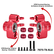 Load image into Gallery viewer, 7075 ALLOY FRONT STEERING BLOCK (LARGER OUTER BEARINGS) MKV6021
