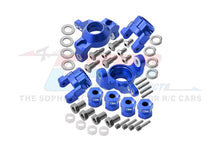 Load image into Gallery viewer, ALUMINIUM FRONT C-HUB &amp; KNUCKLE ARM (5 DEGREE CASTER) - 4PCS SET (FOR RR10 BOMBER / WRAITH / WRAITH AX90045) RR019021/5D

