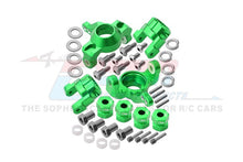Load image into Gallery viewer, ALUMINIUM FRONT C-HUB &amp; KNUCKLE ARM (5 DEGREE CASTER) - 4PCS SET (FOR RR10 BOMBER / WRAITH / WRAITH AX90045) RR019021/5D
